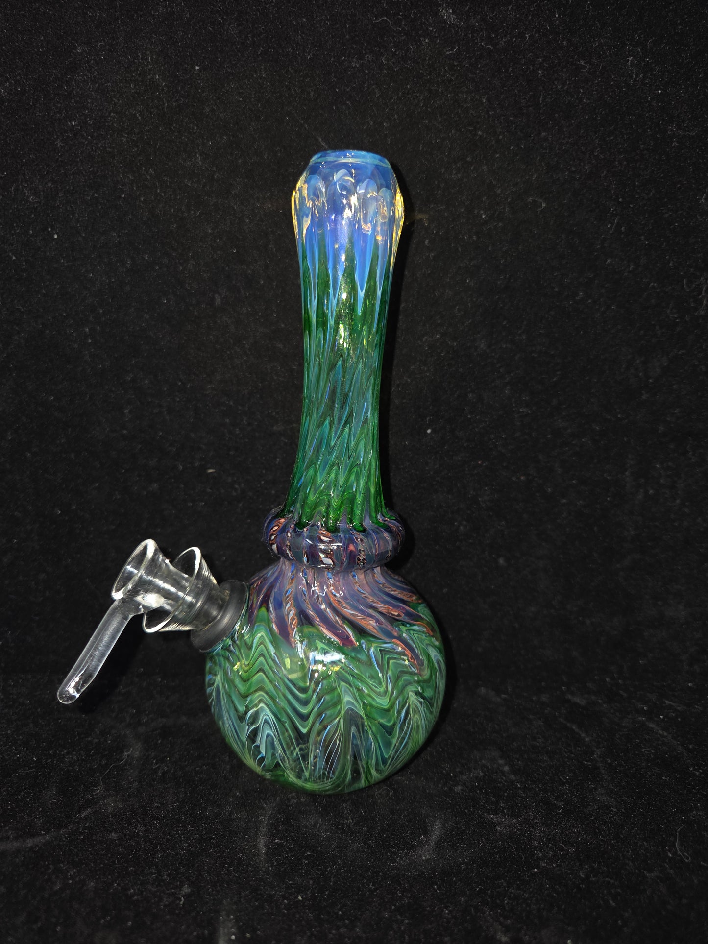 Oregon Made Glass Mini Round Bottom 6" Tubes - Pull Stem
