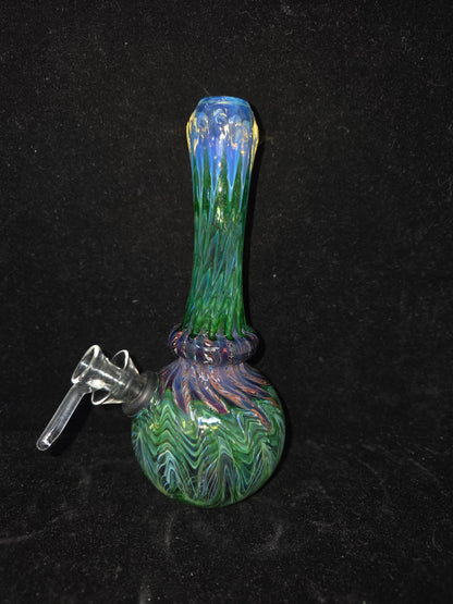 Oregon Made Glass Mini Round Bottom 6" Tubes - Pull Stem