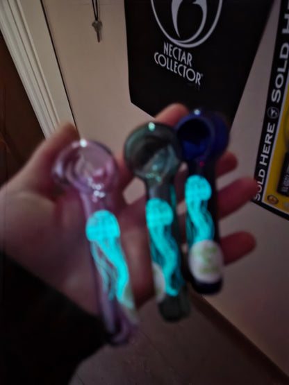 JFG Glow Jellyfish Spoon Pipes