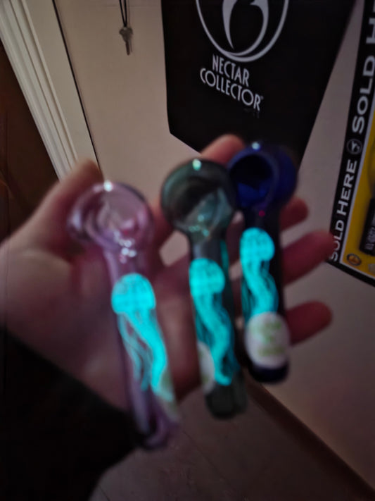 JFG Glow Jellyfish Spoon Pipes