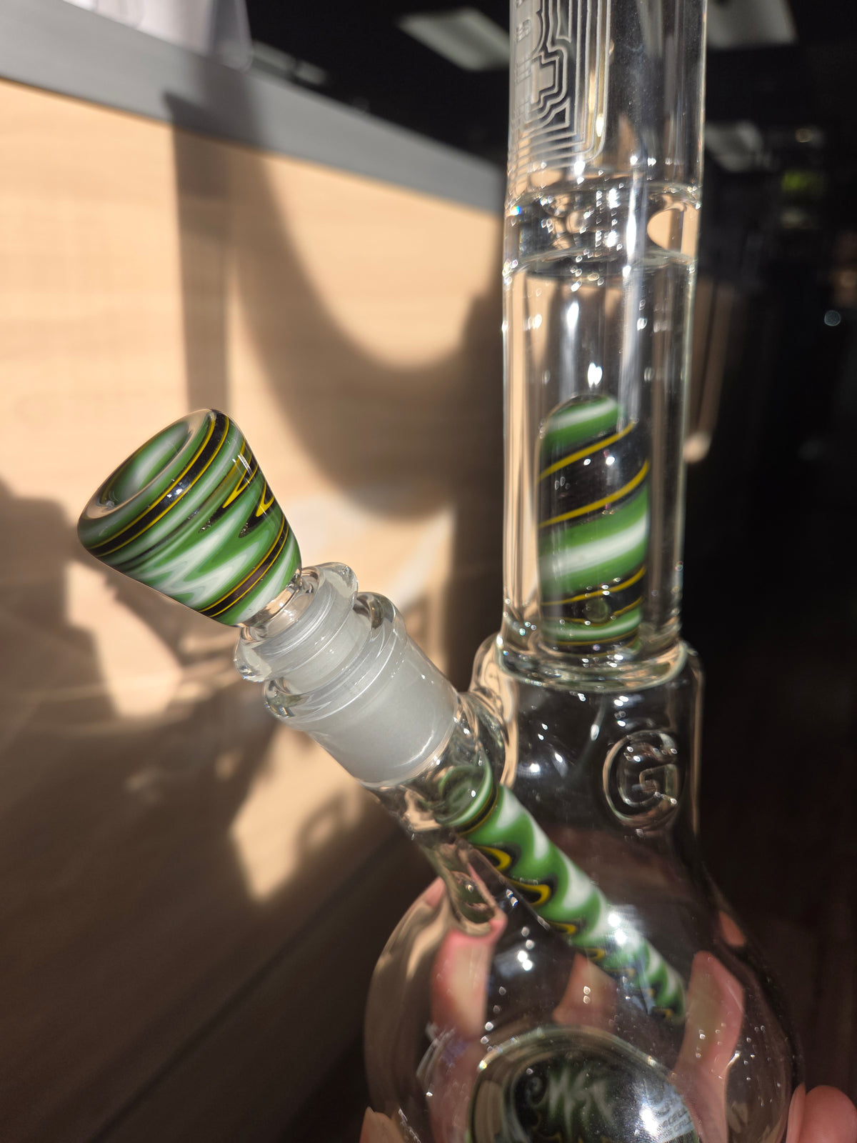 Slob x Governmint Glass Bell Bottom Dome Perc Tube