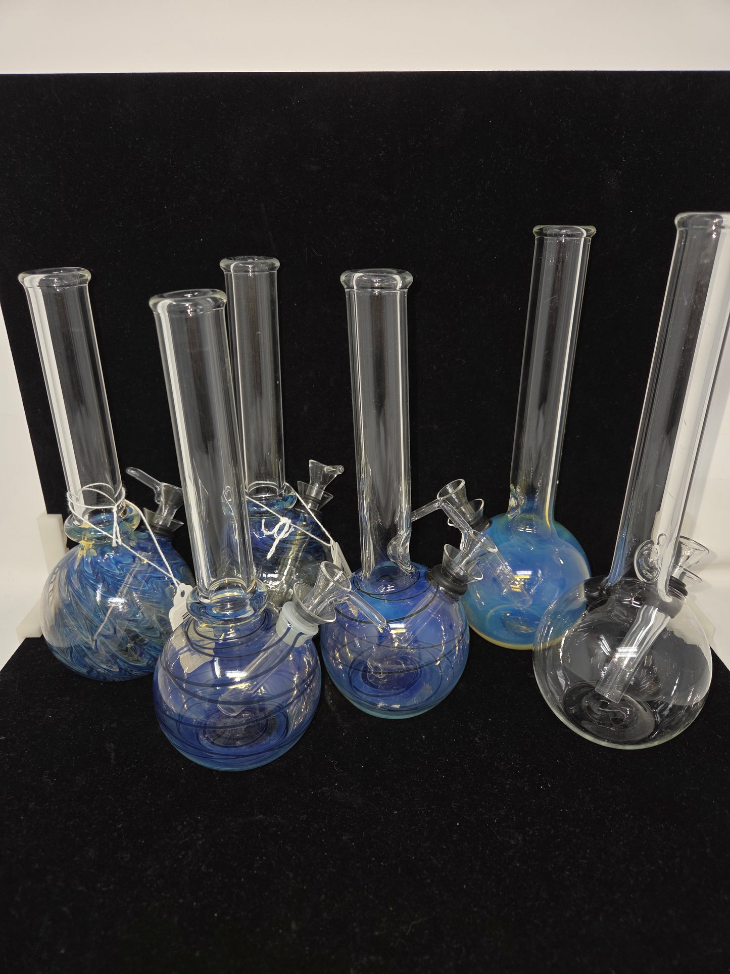 Oregon Made Glass Round Bottom 8" Tubes - Pull Stem