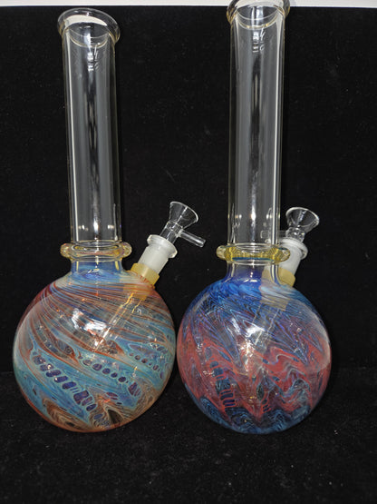 Oregon Made Glass Round Bottom 10" Tubes - Downstem