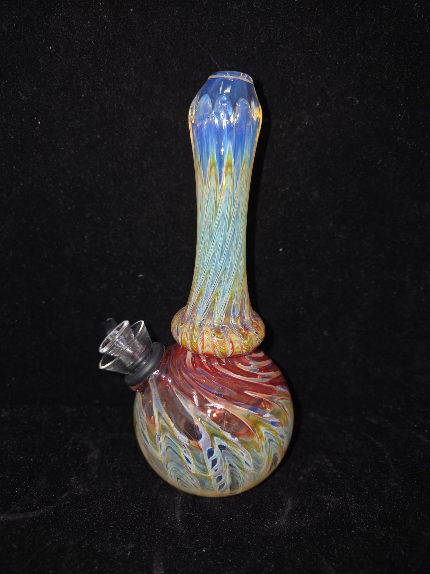 Oregon Made Glass Mini Round Bottom 6" Tubes - Pull Stem