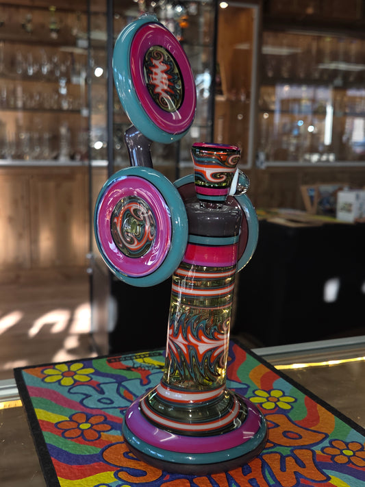 Slob 10.5" Worked Dewar Bub (UV) w/ Matching Slide