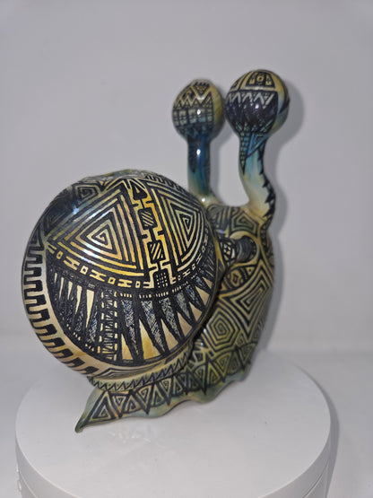 Dabber Jones x Sam Cloutier 2023 Fully Carved Gary the Snail Rig