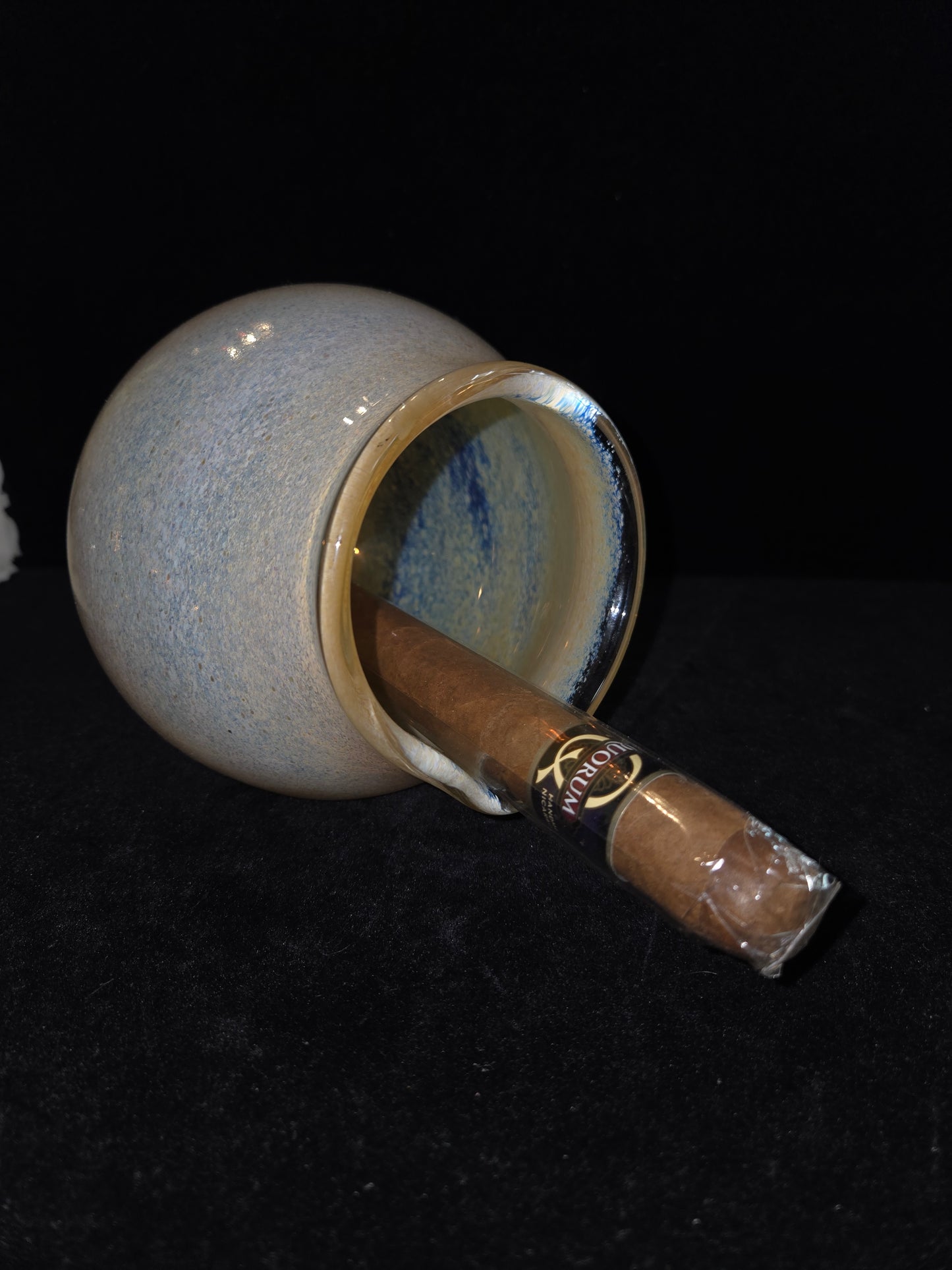 Cosmic Glass Cigar Ashtray