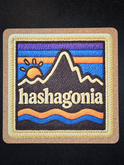 Mattitude Mats 7.25" Square- Hashagonia OG Patch