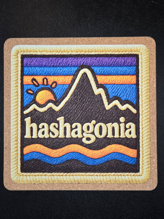 Mattitude Mats 7.25" Square- Hashagonia OG Patch