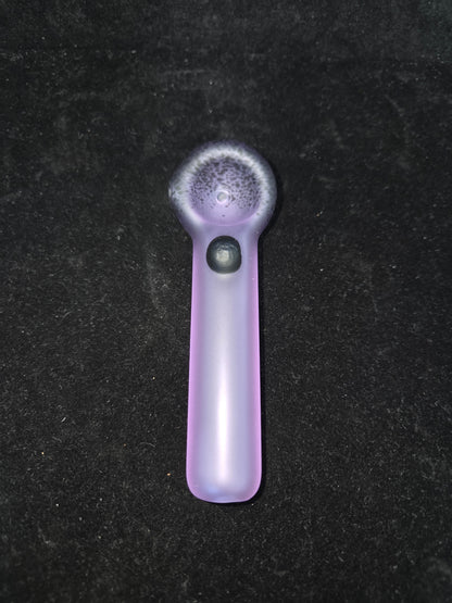 JFG Frosted Frit Head w/ Marble Spoon Pipes