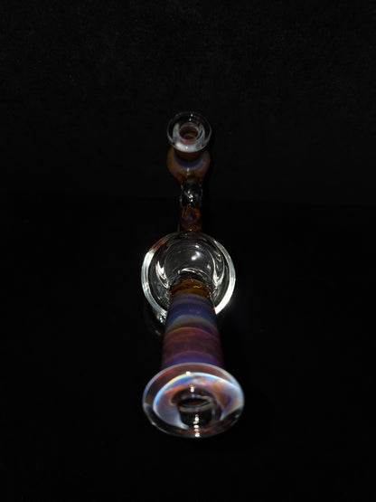 Garner Glass Horn Dumper - Amber Purple
