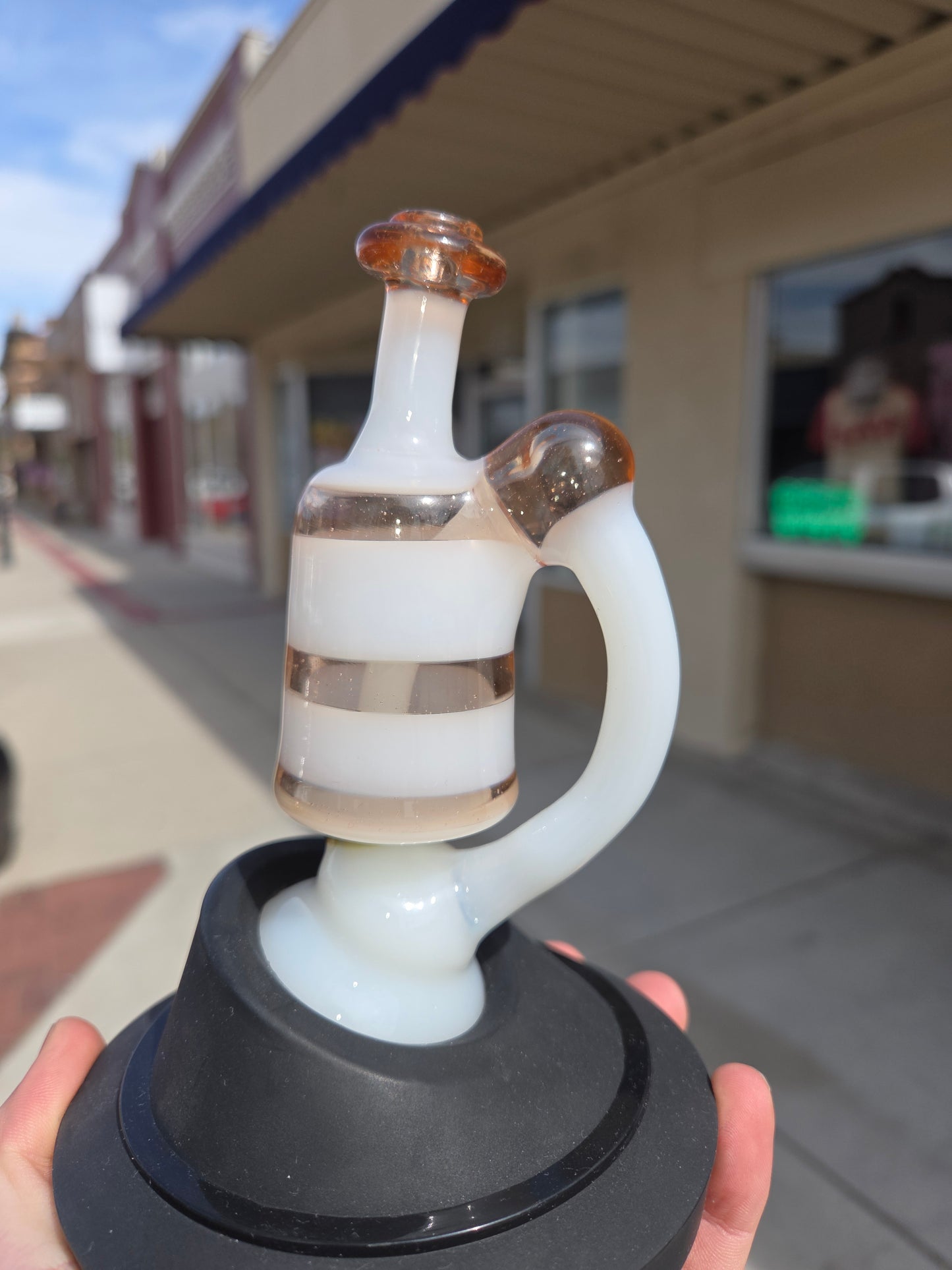 Empty Glass Puffco Peak Wet Top - UV