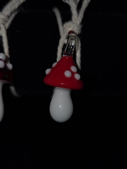 Kyle White Mushroom Pendants