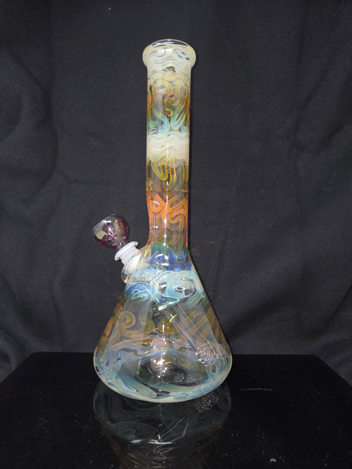 11" 38x4 Fully Gold/Silver Fumed Beakers