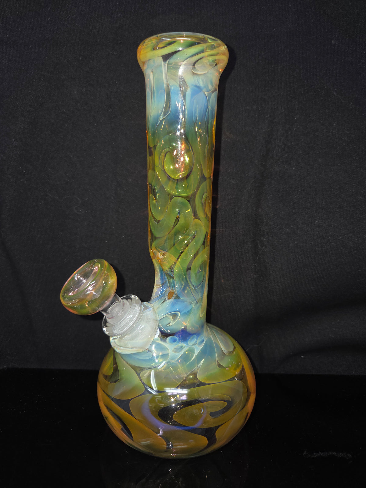 8" 32x4 Fully Gold/Silver Fumed Bell Bottom Beakers