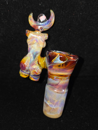 Papa PGlass x Hannya Glass Collab Slide - Moon Babe
