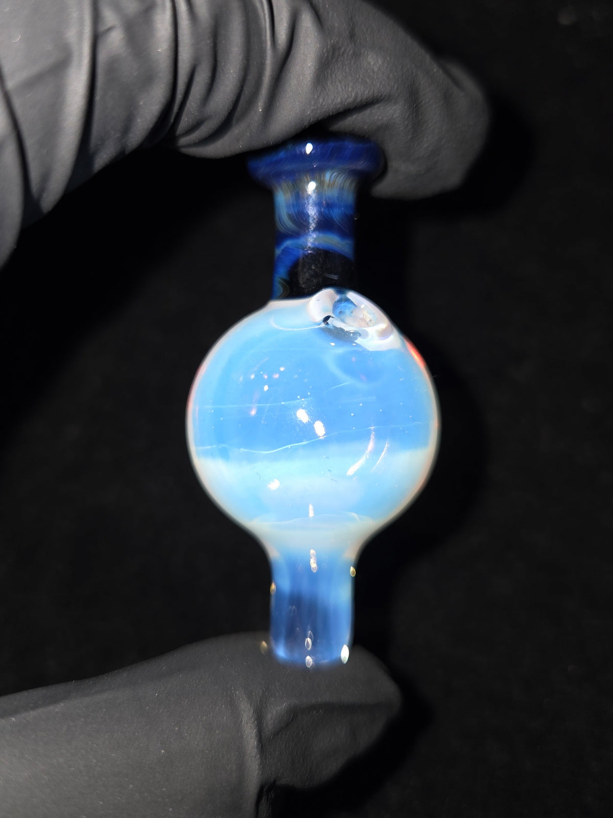 Garner Glass Bubble Cap - Secret White/Irrid