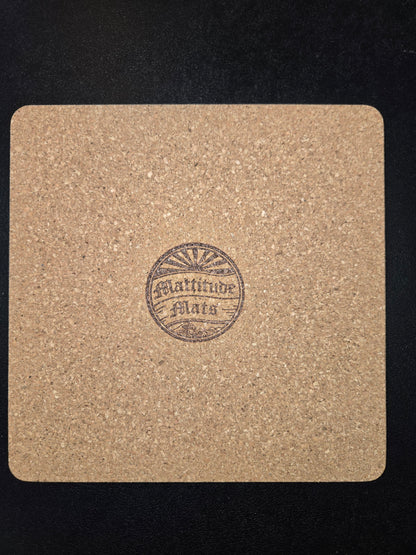 Mattitude Mats 7.25" Square- Huffin Hedge Homer