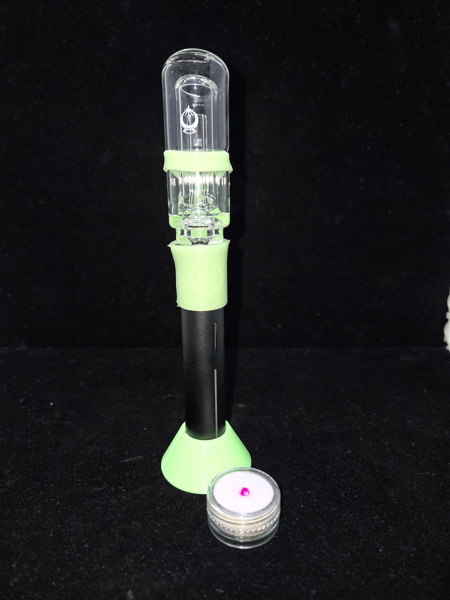 OTP Pivot Bubbler Clear Branded Zooka w/ tether+stand combo