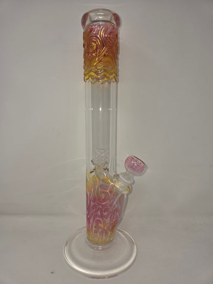 16" 50x5 Clear Gold/Silver Fumed Straight Tubes