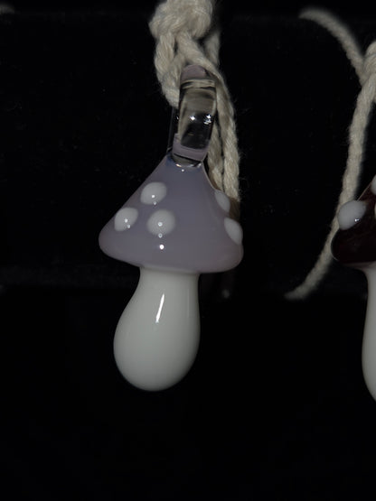 Kyle White Mushroom Pendants