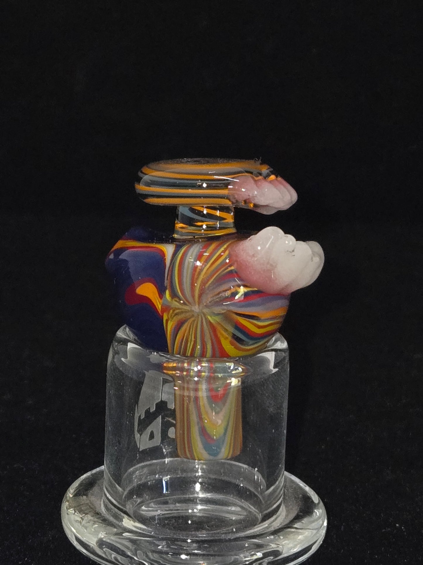 Worked Bubble Caps w/Teeth