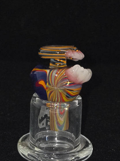 Worked Bubble Caps w/Teeth