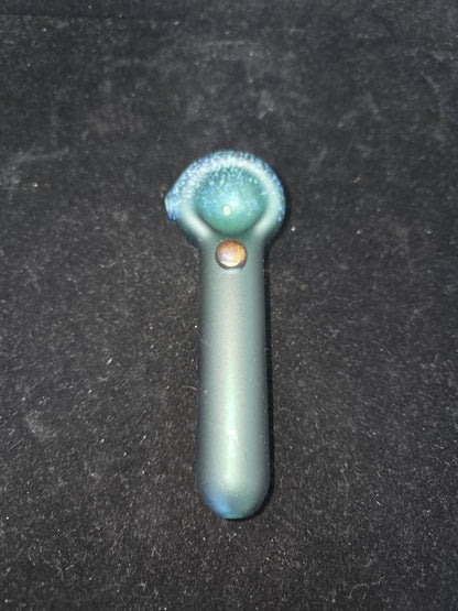 JFG Frosted Frit Head w/ Marble Spoon Pipes