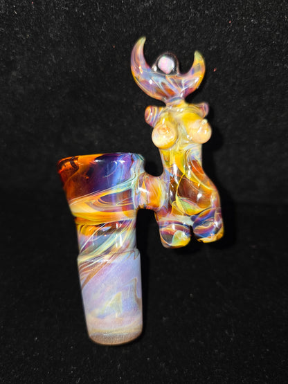 Papa PGlass x Hannya Glass Collab Slide - Moon Babe
