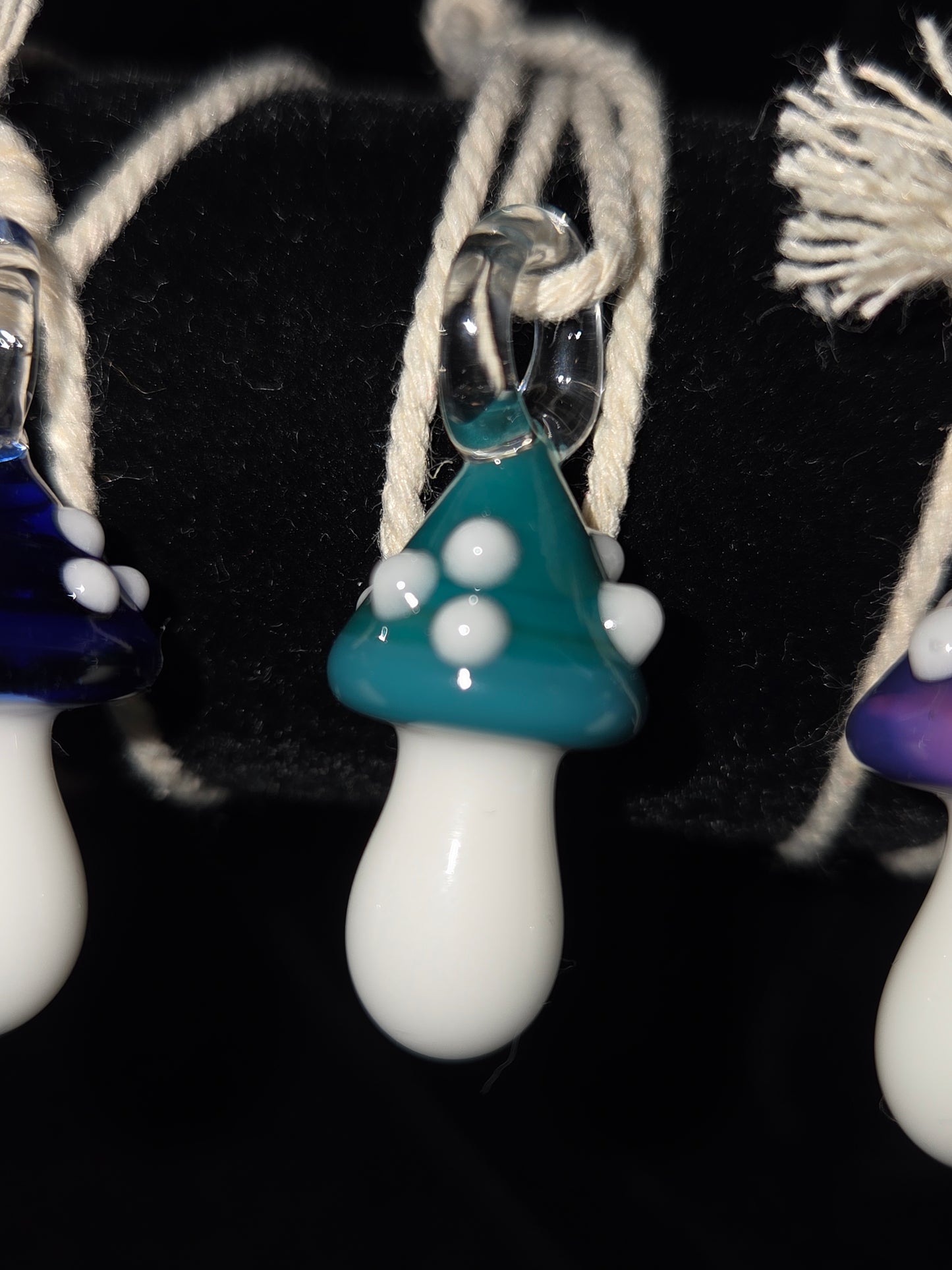 Kyle White Mushroom Pendants