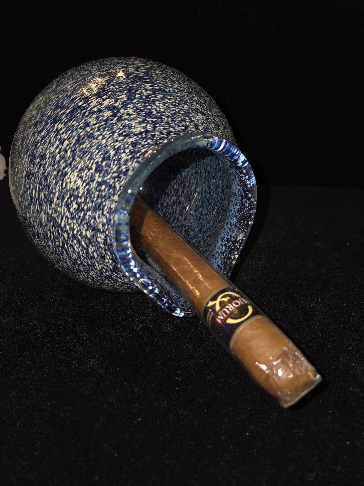 Cosmic Glass Cigar Ashtray