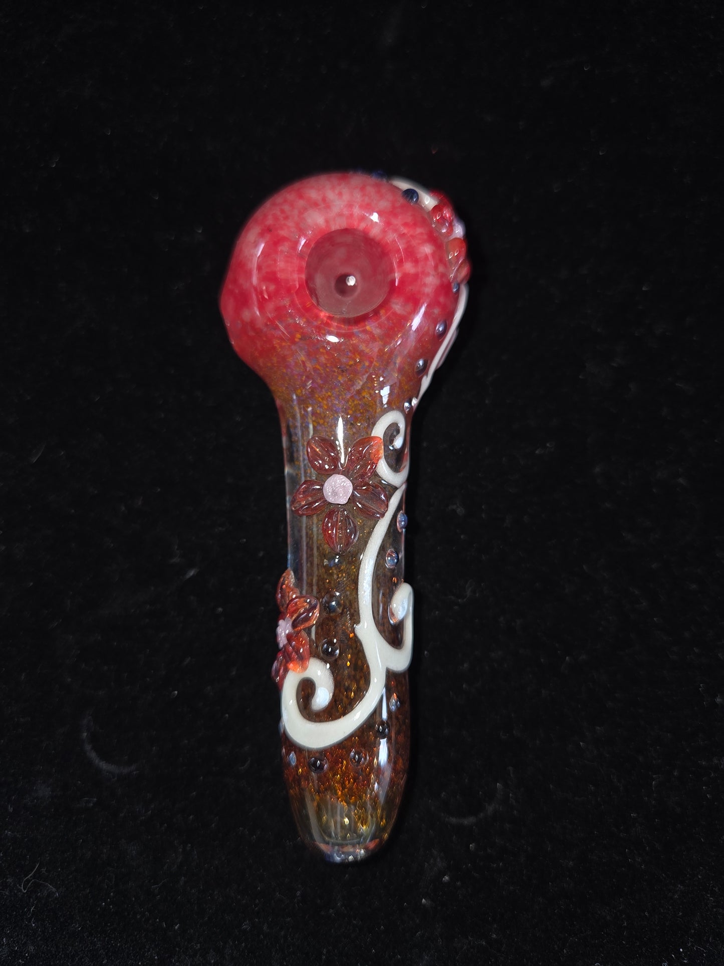 Lyric Glass Flower Spoon Pipe