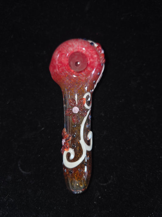 Lyric Glass Flower Spoon Pipe