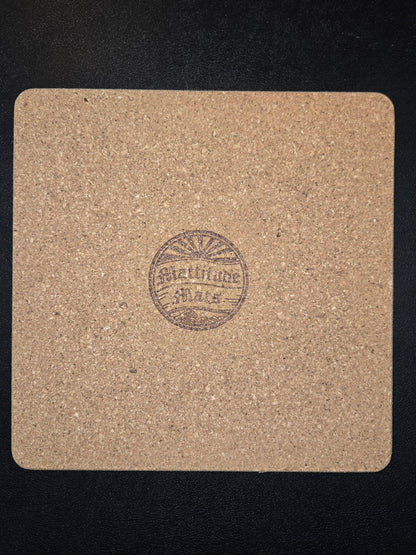 Mattitude Mats 7.25" Square- Blunted Skellington