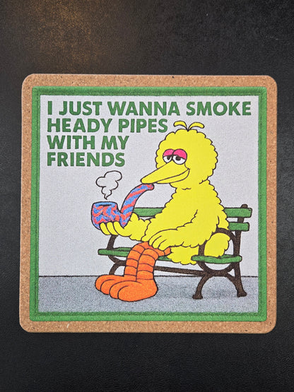 Mattitude Mats 7.25" Square- I just wanna smoke heady pipes