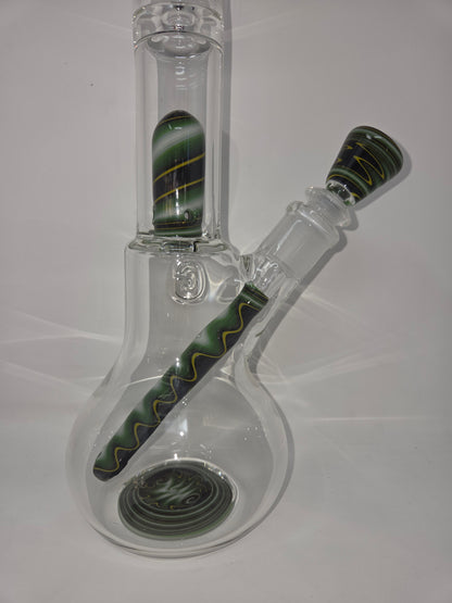 Slob x Governmint Glass Bell Bottom Dome Perc Tube