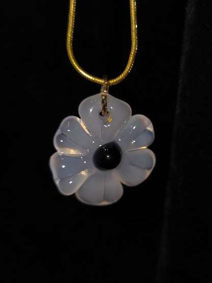 Kyle White Sunflower Pendants