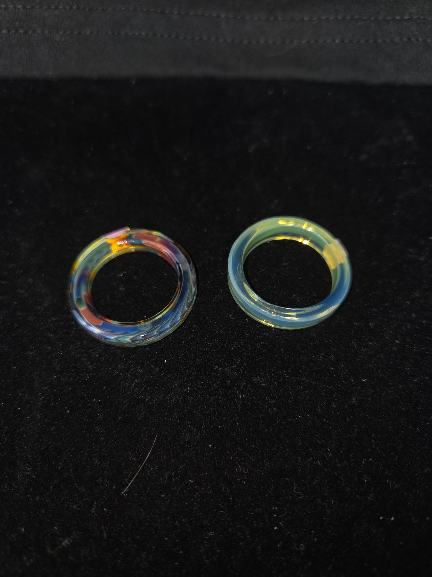 Gunn Show Glass Rings