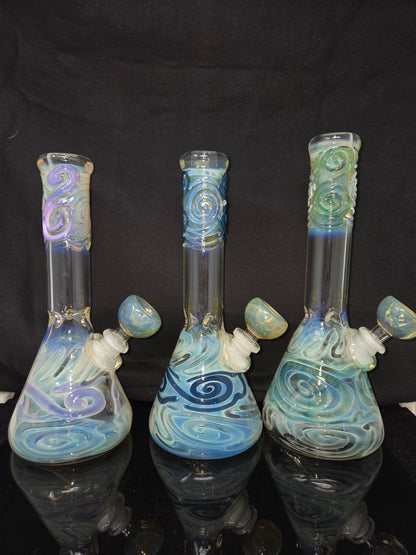 9" 32x4 Color Squiggle Beakers