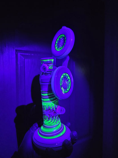 Slob 10.5" Worked Dewar Bub (UV) w/ Matching Slide