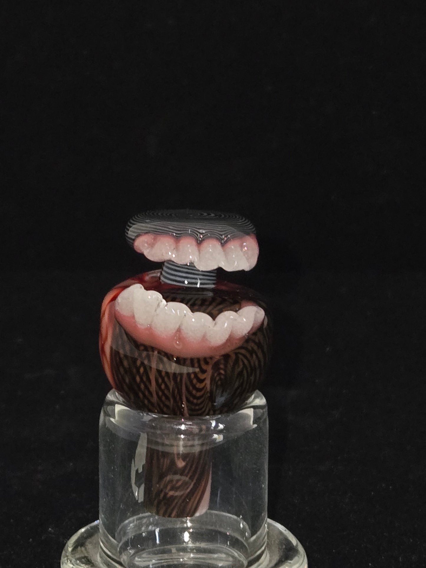 Worked Bubble Caps w/Teeth