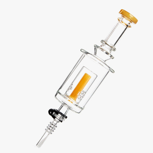 Seed Of Life Perc Glass Nectar Straw