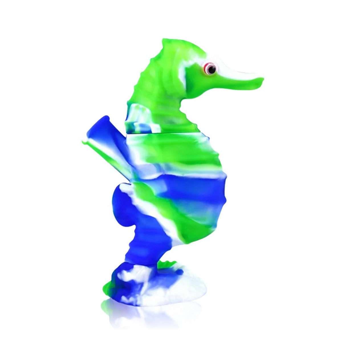 Silicone Seahorse Bubbler Pipe