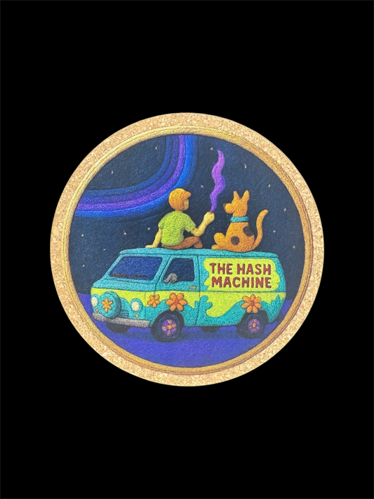 Mattitude Mats 7" Round- The Hash Machine/Shag & Scoob