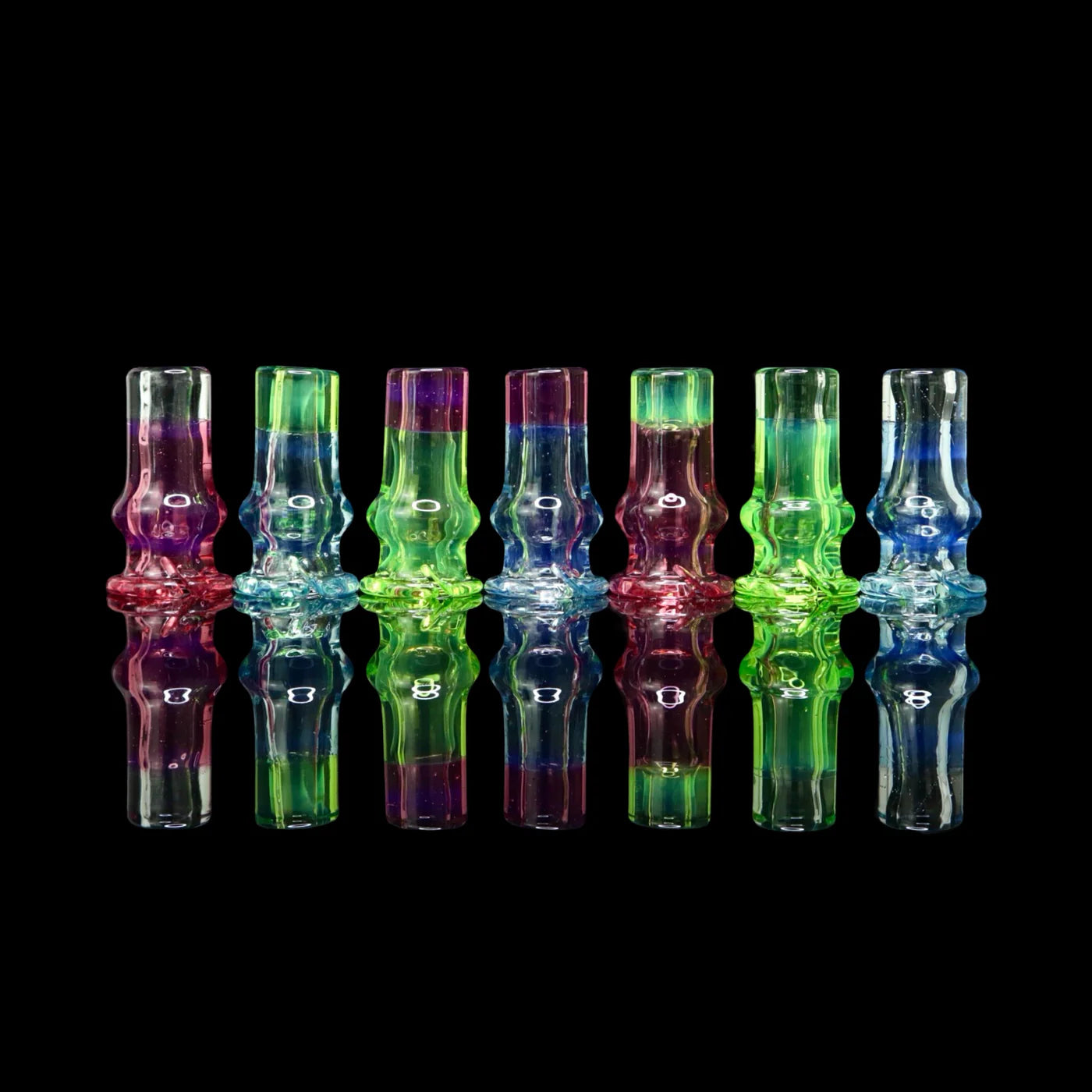 Two Tone Pivot Tip Mouthpiece by Tokr Glass