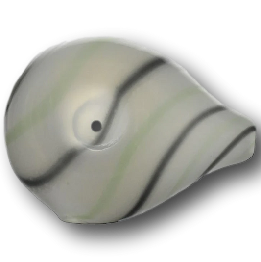 White Teardrop Handpipe