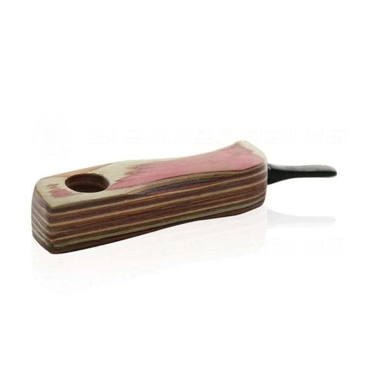 4.5" Rasta Wood Grain Hand Pipe