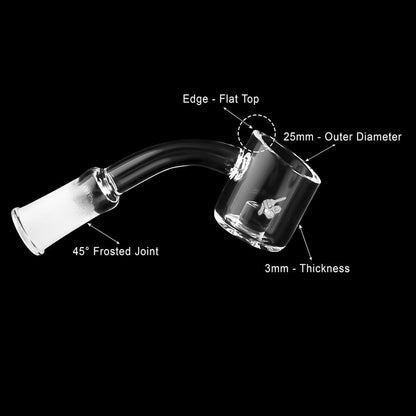 CORE REACTOR QUARTZ BANGER - 45° DEGREE | YL