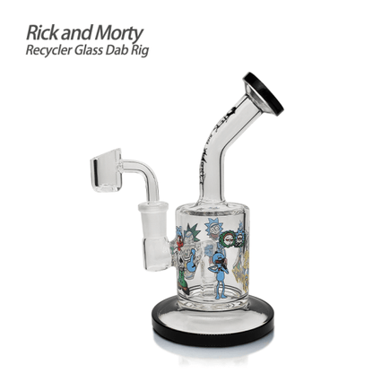 Rick and Morty Glass Dab Rig