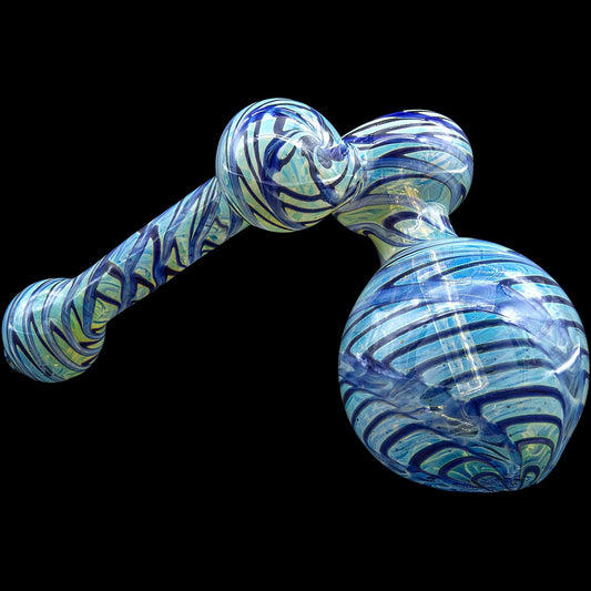 "Colored Sidecar" Fumed Sidecar Bubbler Pipe